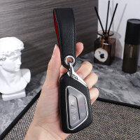 Seat / Skoda / VW marka araç anahtarları için deri kılıf (V11 tipi) | Carocase Premium
