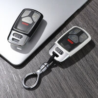 Leder Hülle für Audi Autoschlüssel (Typ AX6) | Carocase Premium