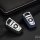 Cover Guscio / Copri-chiave silicone compatibile con BMW B4, B5 nero
