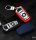 Cover Guscio / Copri-chiave silicone compatibile con BMW B4, B5 nero