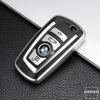 silicona funda para llave de BMW B4, B5 plata