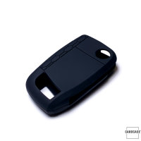 Silikon Schutzhülle / Cover passend für Volkswagen Autoschlüssel V8X, V8 schwarz