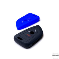 Cover Guscio / Copri-chiave silicone compatibile con BMW B6 blu