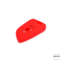 Silicone key fob cover case fit for BMW B6 remote key red