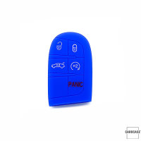 Cover Guscio / Copri-chiave silicone compatibile con Jeep, Fiat J4, J5, J6, J7 nero