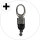 Cover Guscio / Copri-chiave silicone compatibile con Hyundai D8 nero