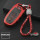 Glossy Carbon-Look Schlüssel Cover passend für Audi Schlüssel rosa SEK14-AX4-10