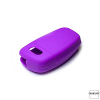 Silicone key fob cover case fit for Audi AX3 remote key purple