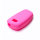 Cover Guscio / Copri-chiave silicone compatibile con Audi AX3 rosa