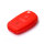 Silicone key fob cover case fit for Audi AX3 remote key red