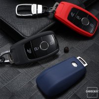 Silikon Schlüssel Cover passend für Mercedes-Benz Schlüssel M9 rot