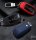 Coque de protection en silicone pour voiture Mercedes-Benz clé télécommande M9 rouge