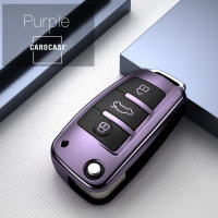 Cover Guscio / Copri-chiave silicone compatibile con Audi AX3 viola