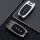 Coque de clé de voiture compatible avec Audi clés inkl. Karabiner (HEK10-AX4)