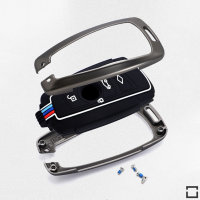Key case cover FOB for BMW keys including hook (HEK10-B5)
