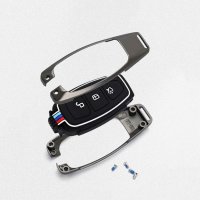 Coque de clé de voiture compatible avec Ford clés inkl. Karabiner (HEK10-F5)