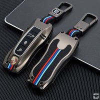 Key case cover FOB for Porsche keys including hook (HEK10-PE2)