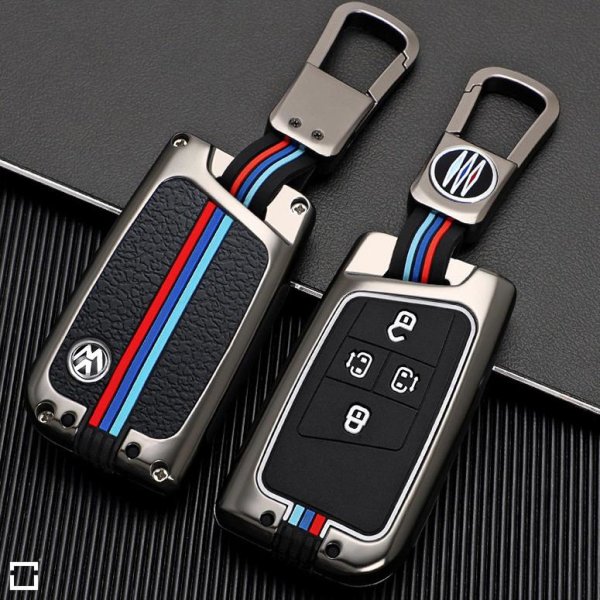 Premium Alu Schlüssel Cover für Volkswagen, Skoda, Seat Schlüssel