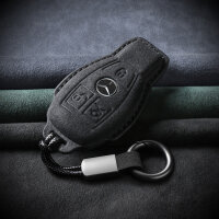 Alcantara Hülle für Mercedes Benz Autoschlüssel (Typ M8) | Carocase Premium
