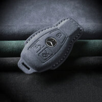 Alcantara Hülle für Mercedes Benz Autoschlüssel (Typ M8) | Carocase Premium