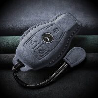 Alcantara Hülle für Mercedes Benz Autoschlüssel (Typ M8) | Carocase Premium