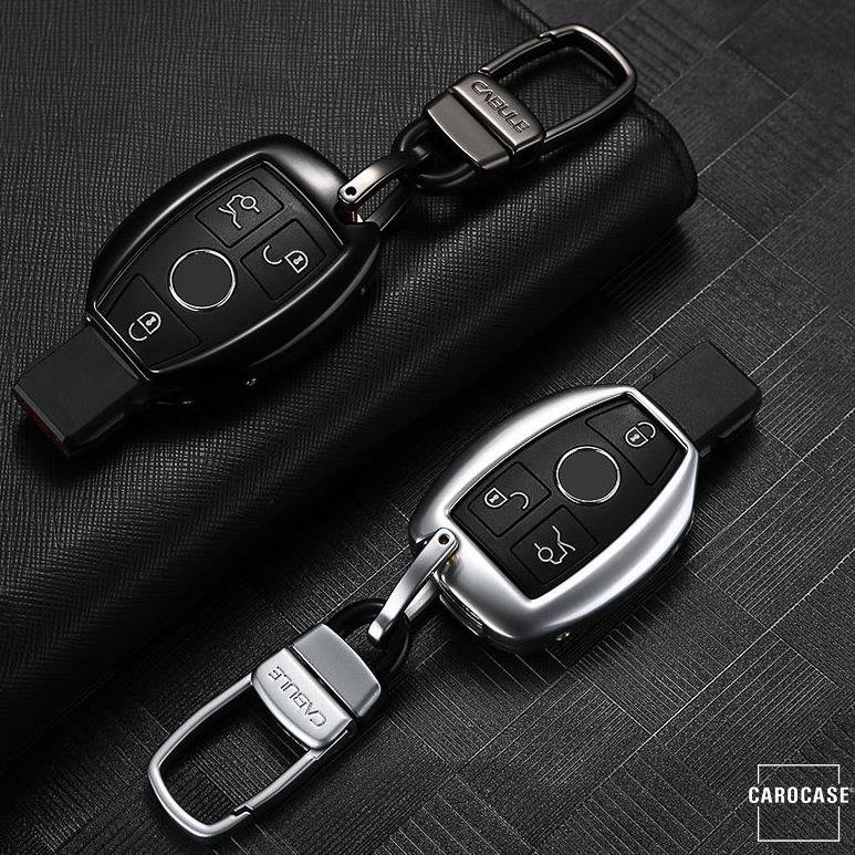 PREMIUM Alu Schlüssel Etui passend für Mercedes-Benz Autoschlüssel