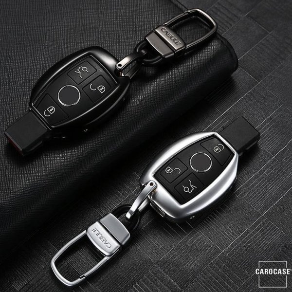 Aluminum key fob cover case fit for Mercedes-Benz M6, M7 remote key