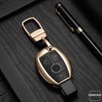PREMIUM Alu Schlüssel Etui passend für Mercedes-Benz Autoschlüssel  HEK12-M7