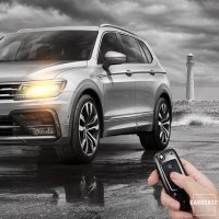 Coque de protection en Aluminium pour voiture Volkswagen, Skoda, Seat clé télécommande V2