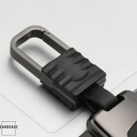 Alu Hartschalen Schlüssel Cover passend für Audi Autoschlüssel  HEK13-AX6