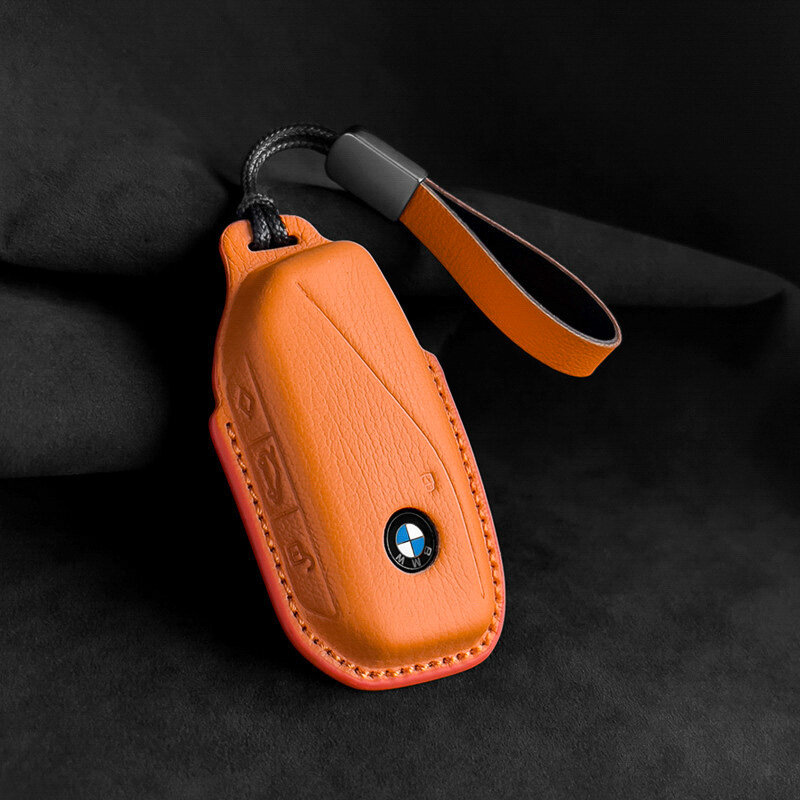 Leder Hülle für BMW Autoschlüssel (Typ B13) | Carocase Premium