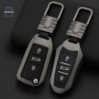 Aluminum key fob cover case fit for Opel, Citroen,...