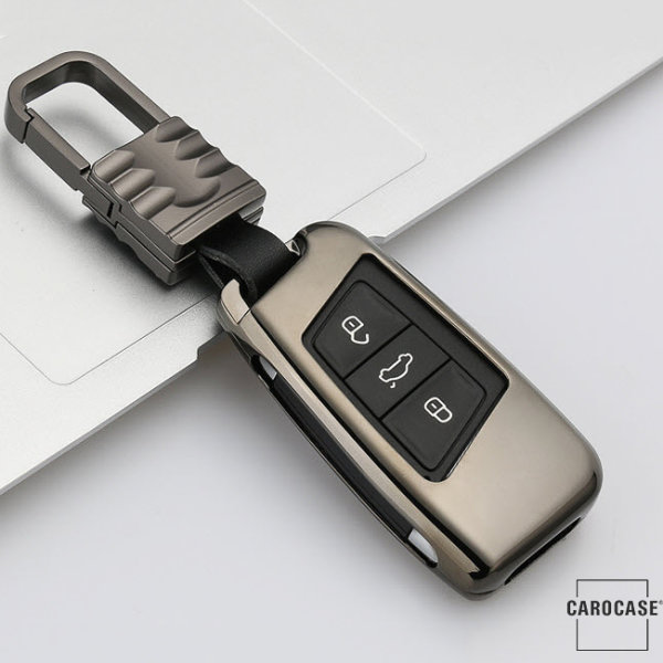 Alu Hartschalen Schlüssel Cover passend für Volkswagen, Skoda, Seat A,  19,95 €