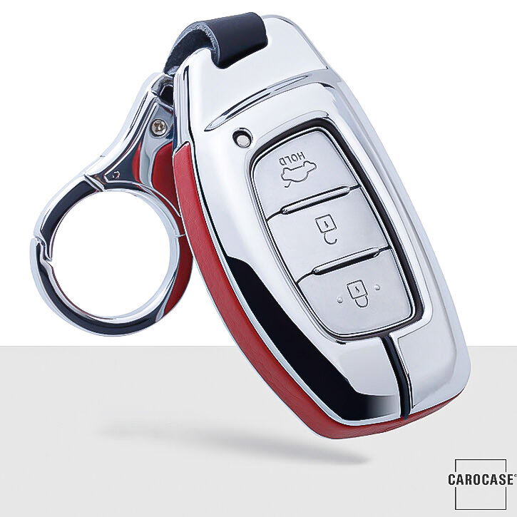 Lederen etui voor autosleutels van merk Honda (type D1) | Carocase Premium