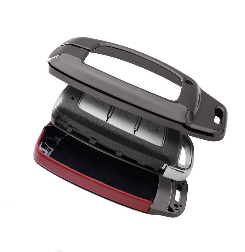 Lederen etui voor autosleutels van merk Honda (type D1) | Carocase Premium