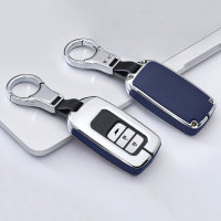 Aluminium, Leder Schlüssel Cover passend für Honda Schlüssel  HEK15-H12
