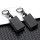 Aluminium, Leder Schlüssel Cover passend für Volvo Schlüssel  HEK15-VL3