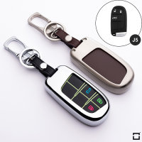 Aluminum key fob cover case fit for Jeep, Fiat J5 remote key
