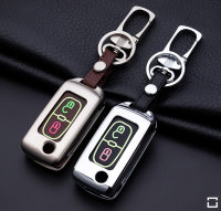 Aluminum key fob cover case fit for Citroen, Peugeot PX1 remote key