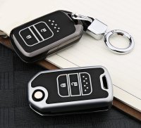 Aluminum, High quality plastic key fob cover case fit for Honda H10 remote key