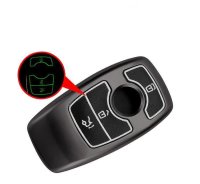 Schutzhülle Cover passend für Mercedes-Benz Autoschlüssel  mit Leuchtfunktion ohne Batterien HEK18-M9