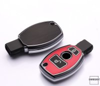 Hartschalen Schlüssel Cover passend für Mercedes-Benz Autoschlüssel mit Leuchtfunktion  HEK19-M6