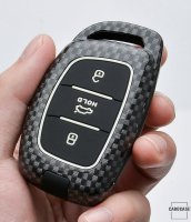 Coque de protection en Aluminium pour voiture Hyundai clé télécommande D1