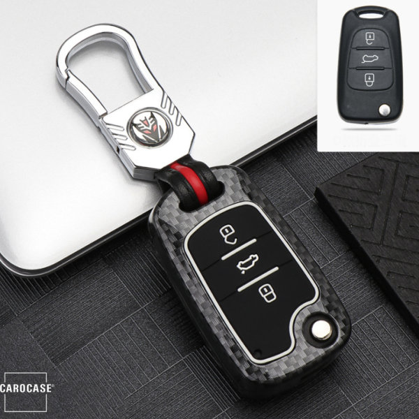 Nachleuchtende Schlüssel Cover passend für Kia Autoschlüssel HEK20