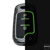 Nachleuchtende Schlüssel Cover passend für Hyundai, Kia Autoschlüssel  HEK20-D5