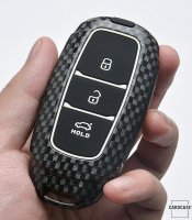 Aluminum key fob cover case fit for Hyundai D9 remote key