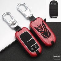 Aluminum key fob cover case fit for Jeep, Fiat J4 remote key