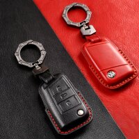 Leder Hülle für Audi / Seat / Skoda / VW...