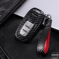 Carbon-Look TPU key fob cover case fit for Audi AX4...