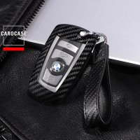 Carbon-Look TPU key fob cover case fit for BMW B4, B5...